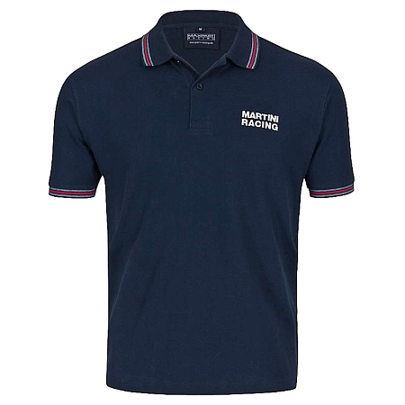 Martini Racing Mens Polo Shirt 1981 Navy Blue